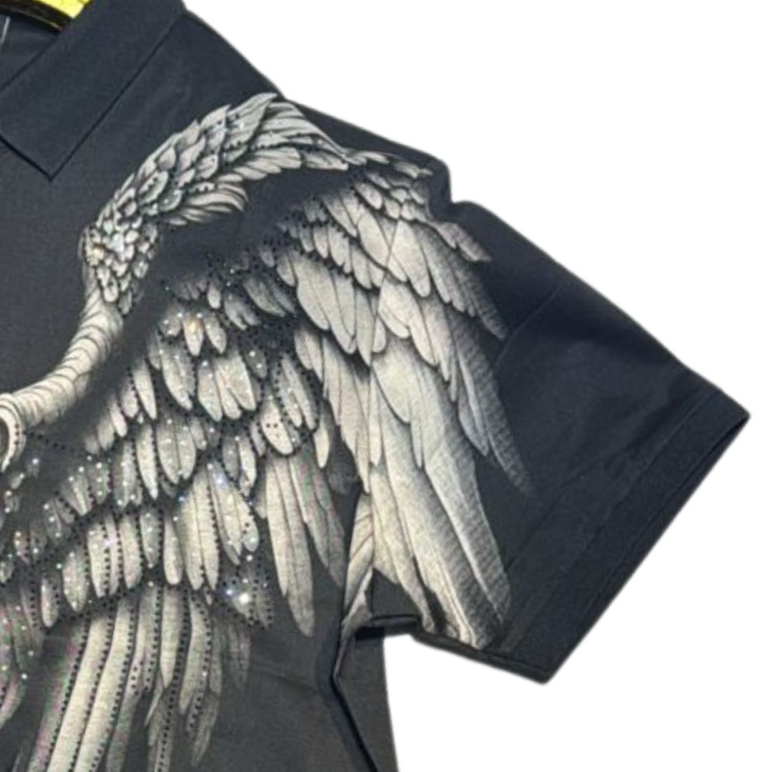 Angel Wings Printed Polo T-Shirt Graphic Polo T-Shirt