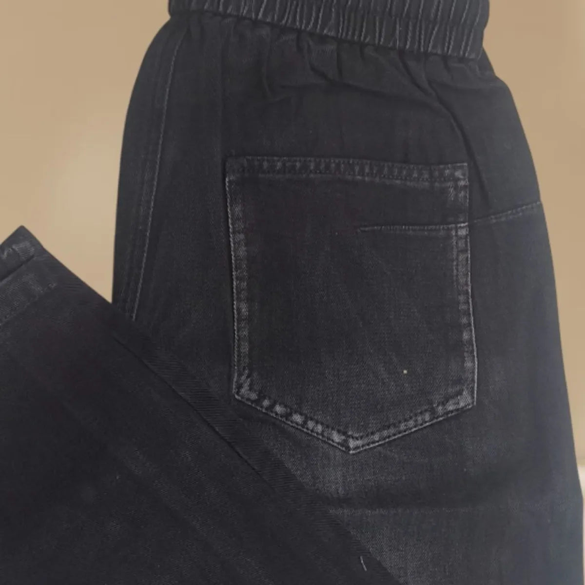 Blue High-Quality Denim Jogger Pants – Comfortable, Stylish & Durable For Men's