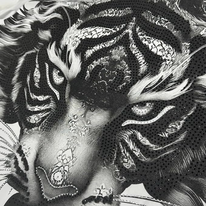 Men’s Premium Tiger Face Graphic T-Shirt | Soft Cotton Blend