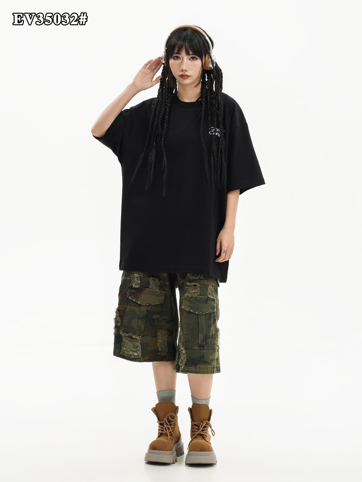 The "Crying Center" Signature Grape Oversized Tee The "Crying Center" Signature Grape Oversized Tee
