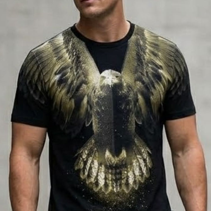 Swarovski Eagle Graphic Print T-Shirt