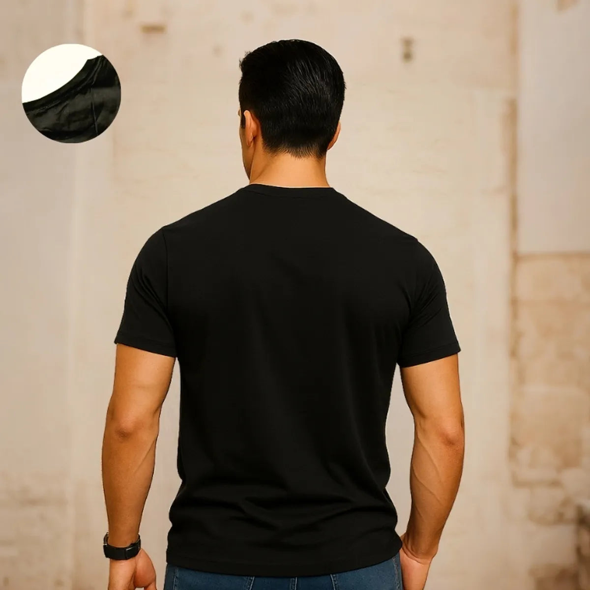 Premium 100% Cotton Animal Siroski T-Shirt For Men's