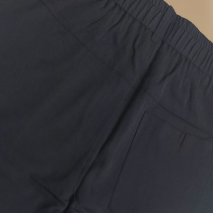 Black Premium Relax Fit Beggy formal Trousers – Ultra-Comfort Stretch Fabric For Men&