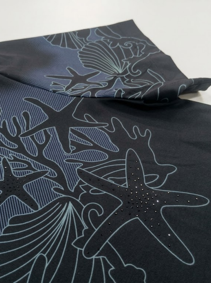 Coral &amp; Starfish Graphic  T-Shirt