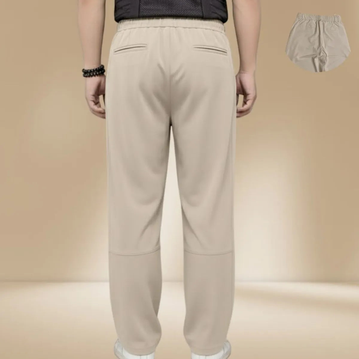 Brown Premium Relax Fit High-Quality Trousers – Ultra-Comfort Stretch Fabric For Men's