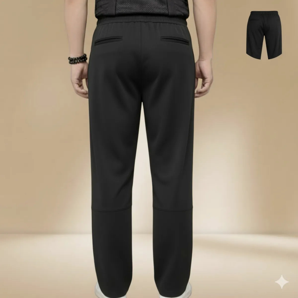 Brown Premium Relax Fit High-Quality Trousers – Ultra-Comfort Stretch Fabric For Men's