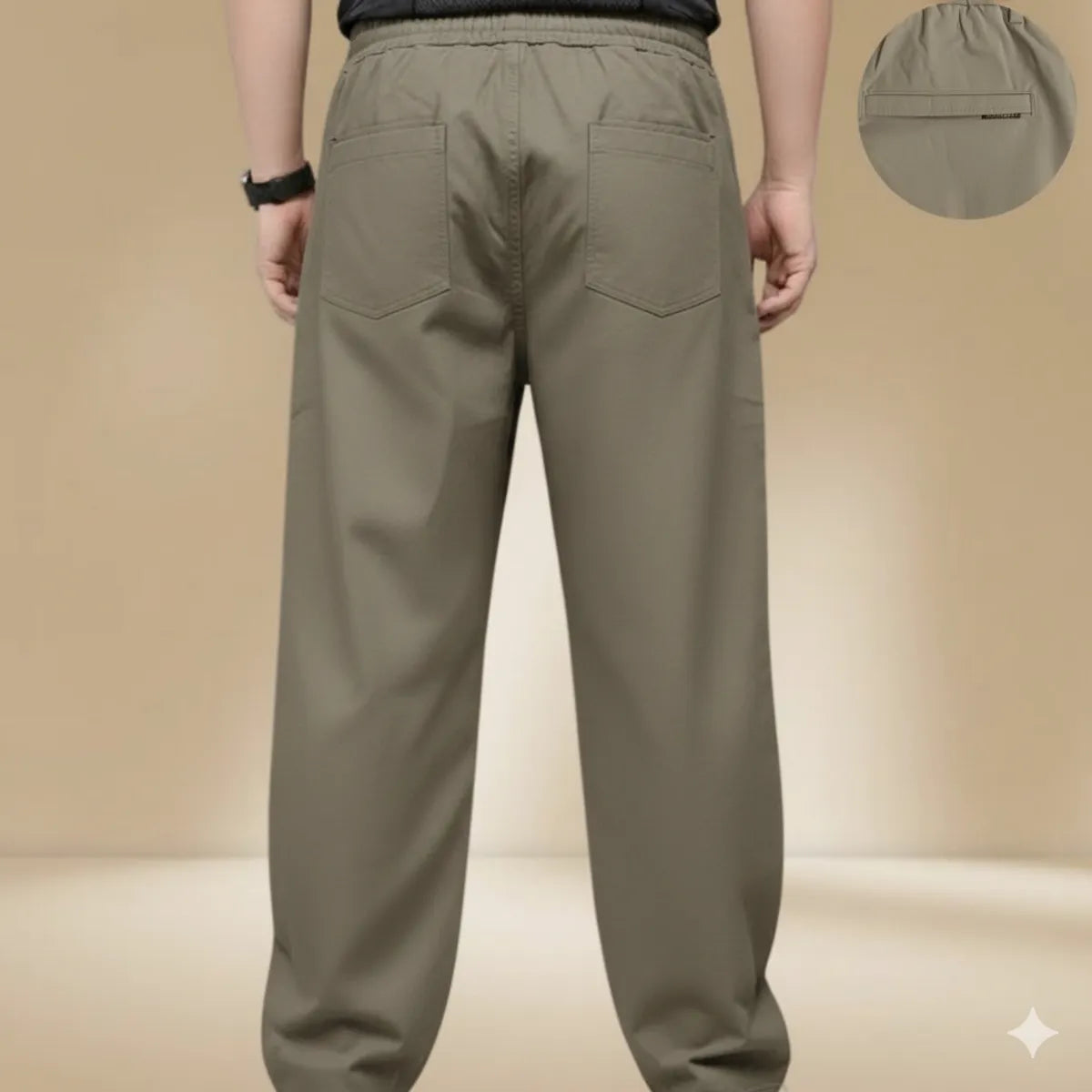 Premium Relax Fit High-Quality Trousers – Ultra-Comfort Stretch Fabric For Men's