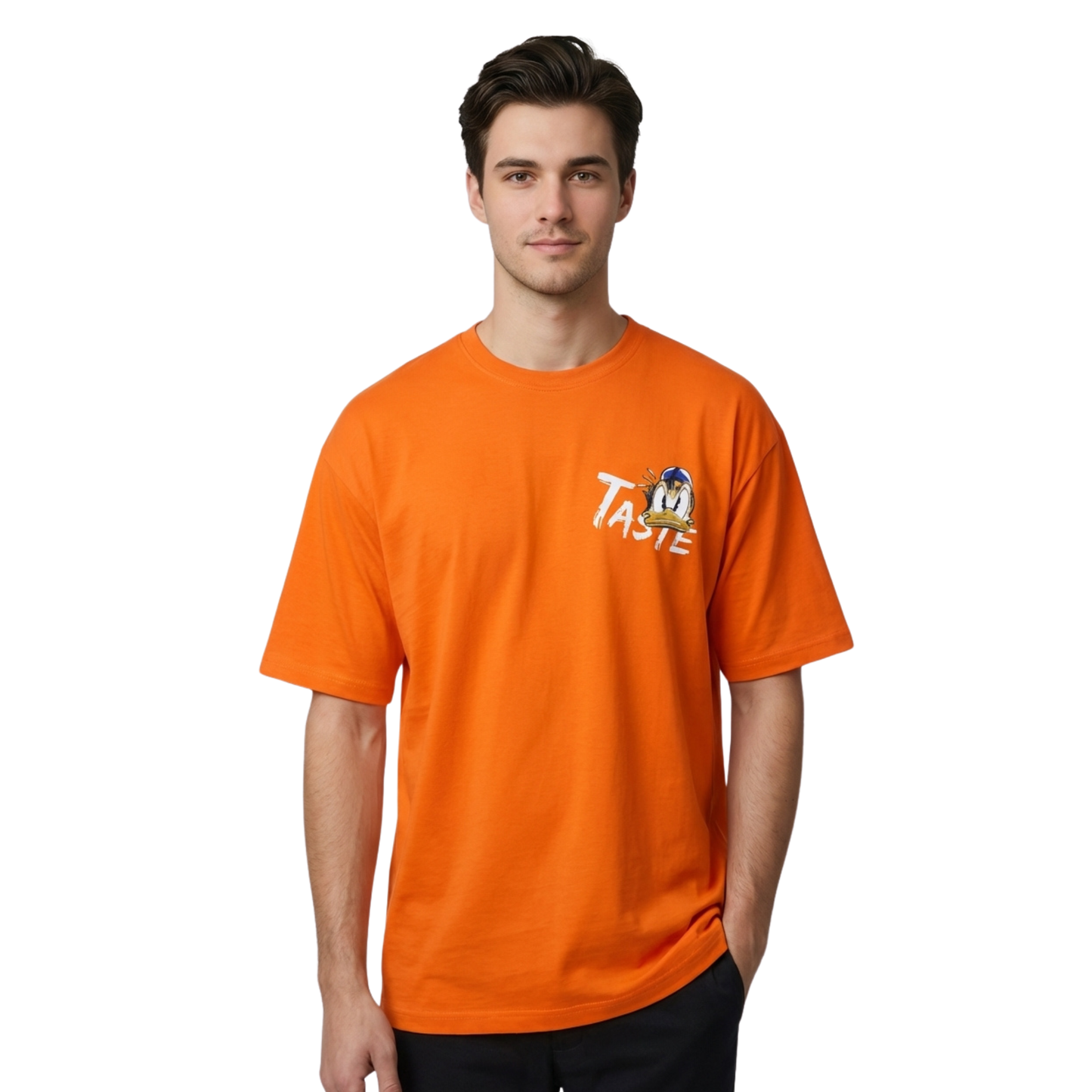 3D Printed Oversize T-Shirt (240 GSM Premium Cotton)Regular Fit, Streetwear Tee