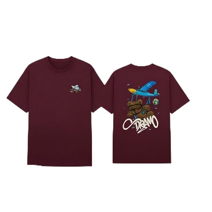 | 100% Pure Cotton Crew Neck | Premium Embroidered Graphic Tee | Relaxed Streetwear Fit for Casual & Everyday Wear