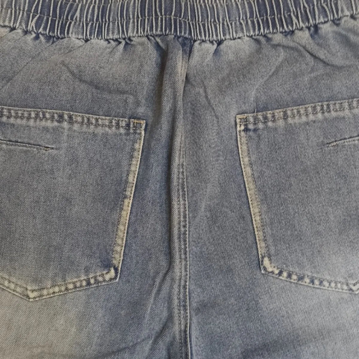 Blue High-Quality Denim Jogger Pants – Comfortable, Stylish & Durable For Men's