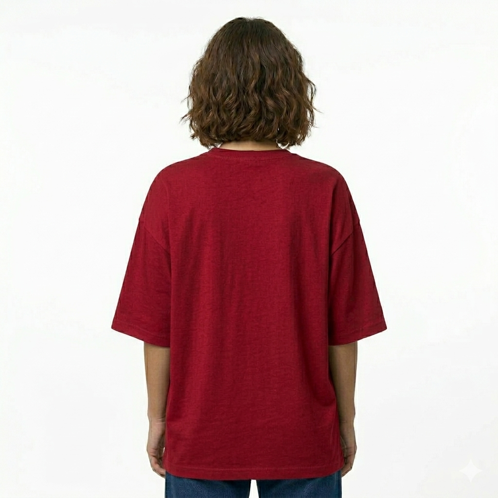 Women's Oversized Graphic T-Shirt, Heavy Cotton, Hip Hop Bear Print, Casual Loose Fit