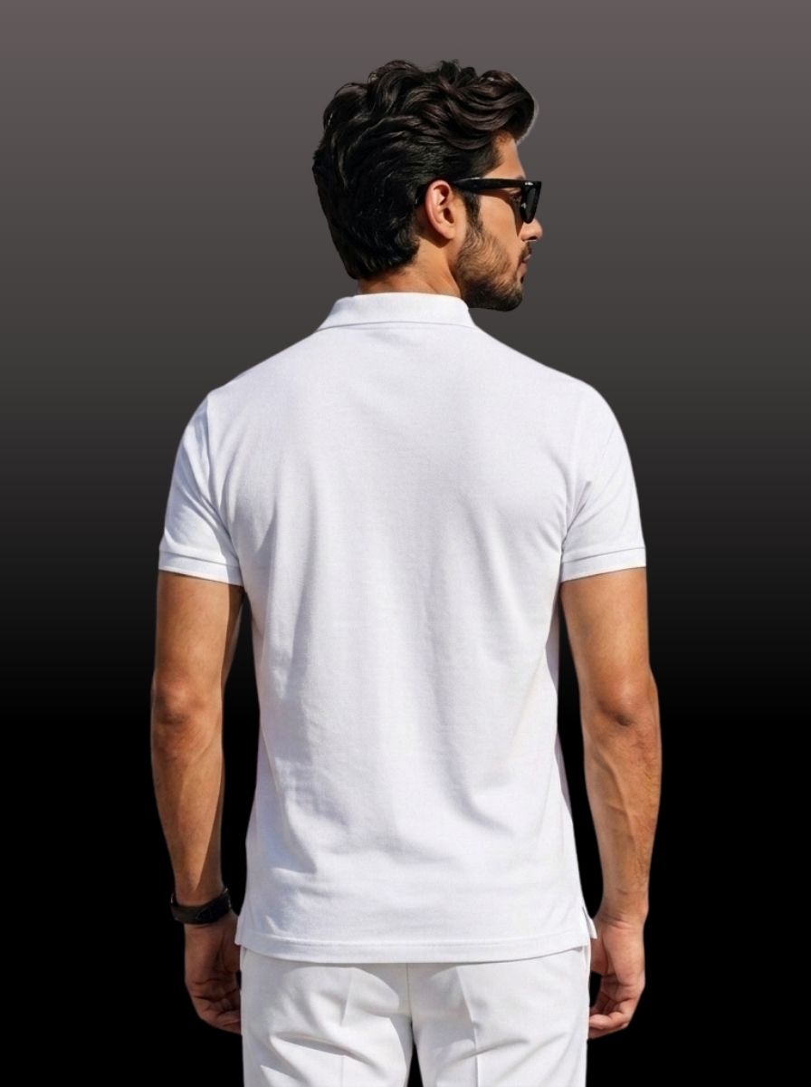 Twin Tiger Swarovski Polo T-Shirt