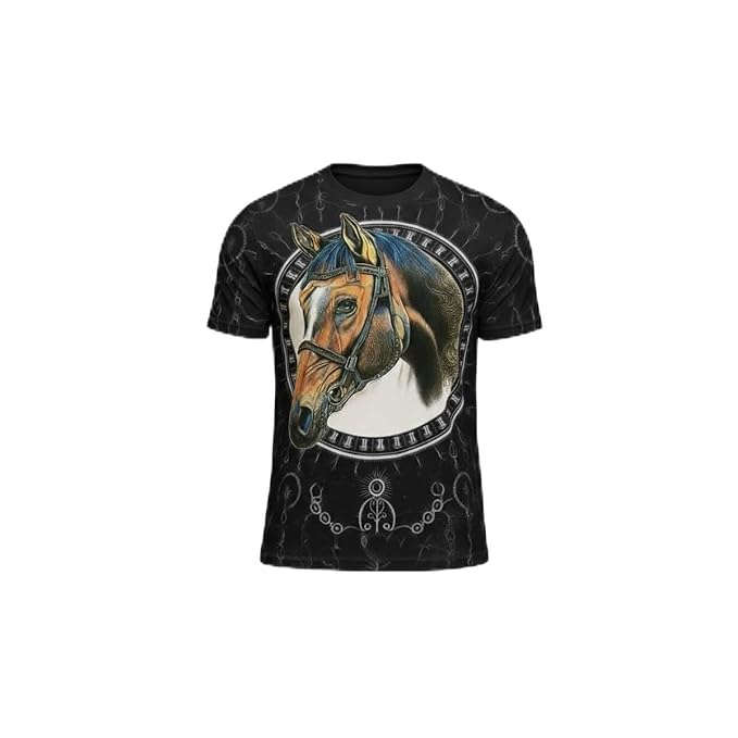 Premium 100% Cotton Animal Siroski T-Shirt For Men