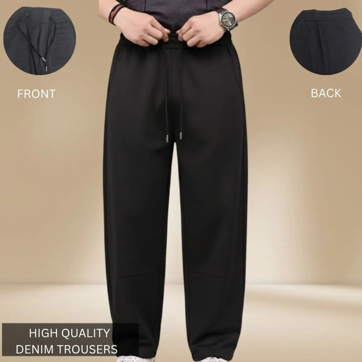 Premium Relax Fit High-Quality Trousers – Ultra-Comfort Stretch Fabric For Men's  (310)