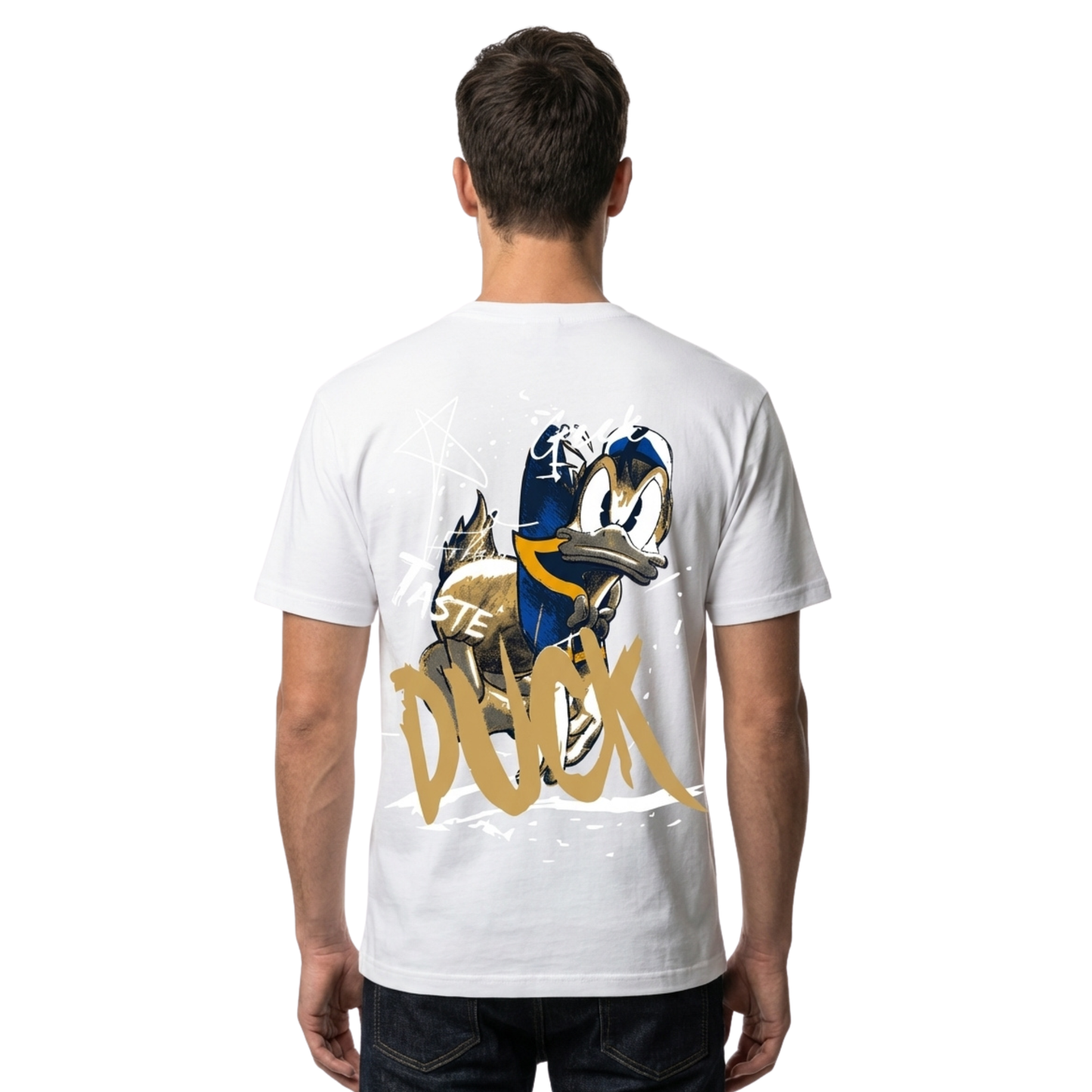 3D Printed Oversize T-Shirt (240 GSM Premium Cotton)Regular Fit, Streetwear Tee
