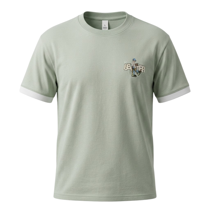 BANTER Round Neck Cotton Oversized T-shirt