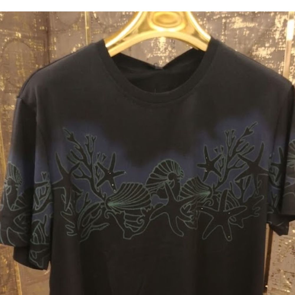 Deep Sea Dream Crewneck – White/Ice Blue T-Shirt__A2480
