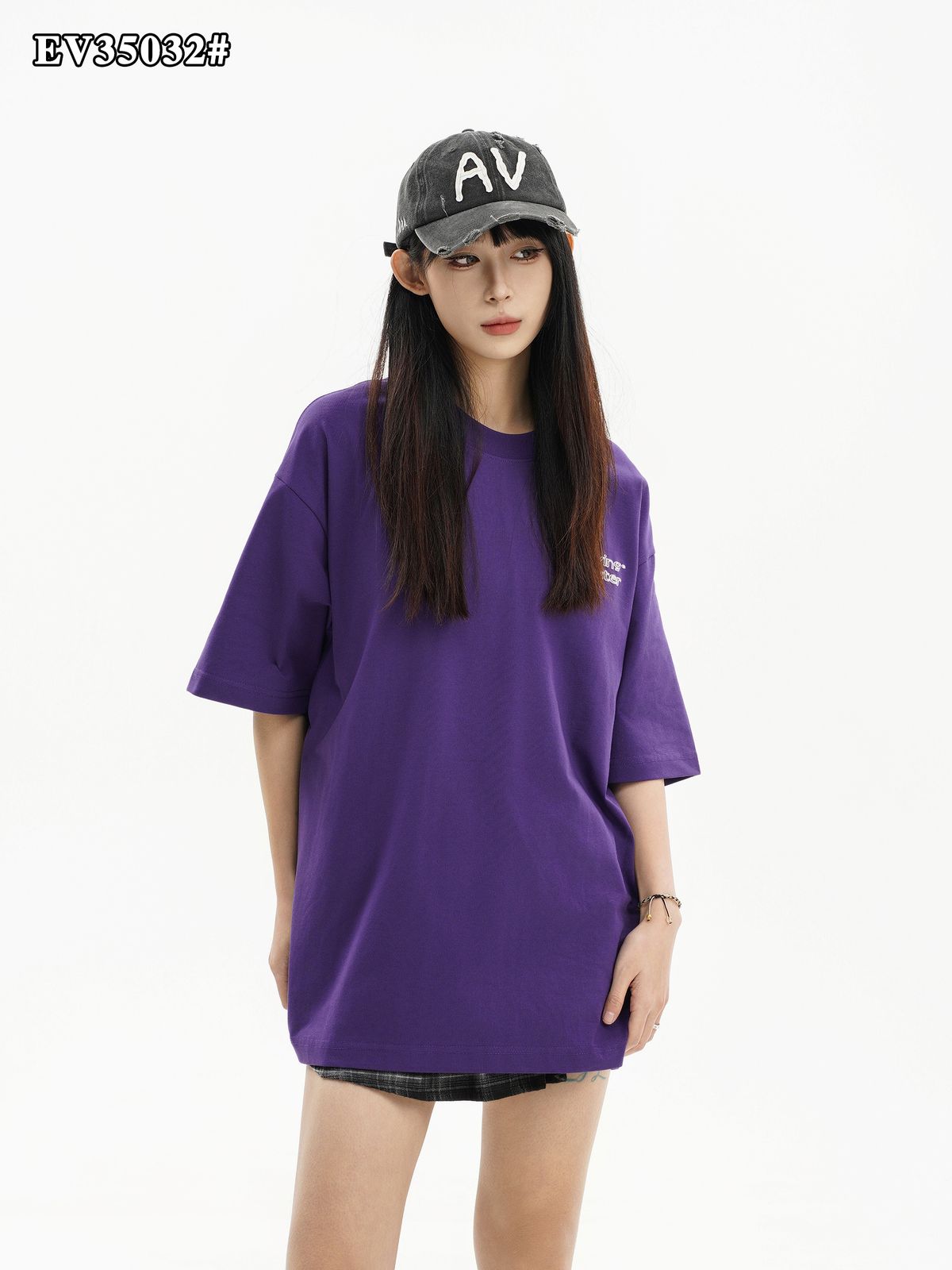 The "Crying Center" Signature Grape Oversized Tee The "Crying Center" Signature Grape Oversized Tee