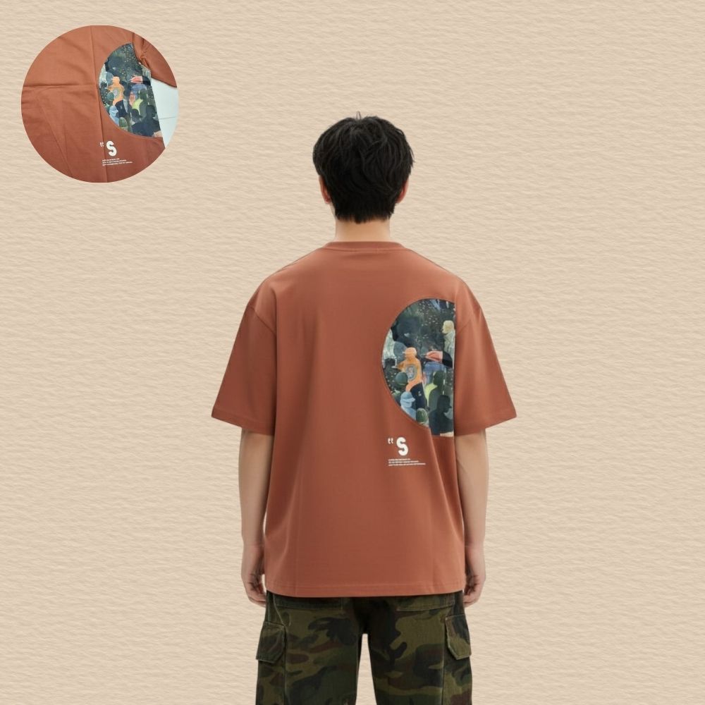 Premium 100% Oversized Cotton T-Shirt – “7 Series” Edition For Men