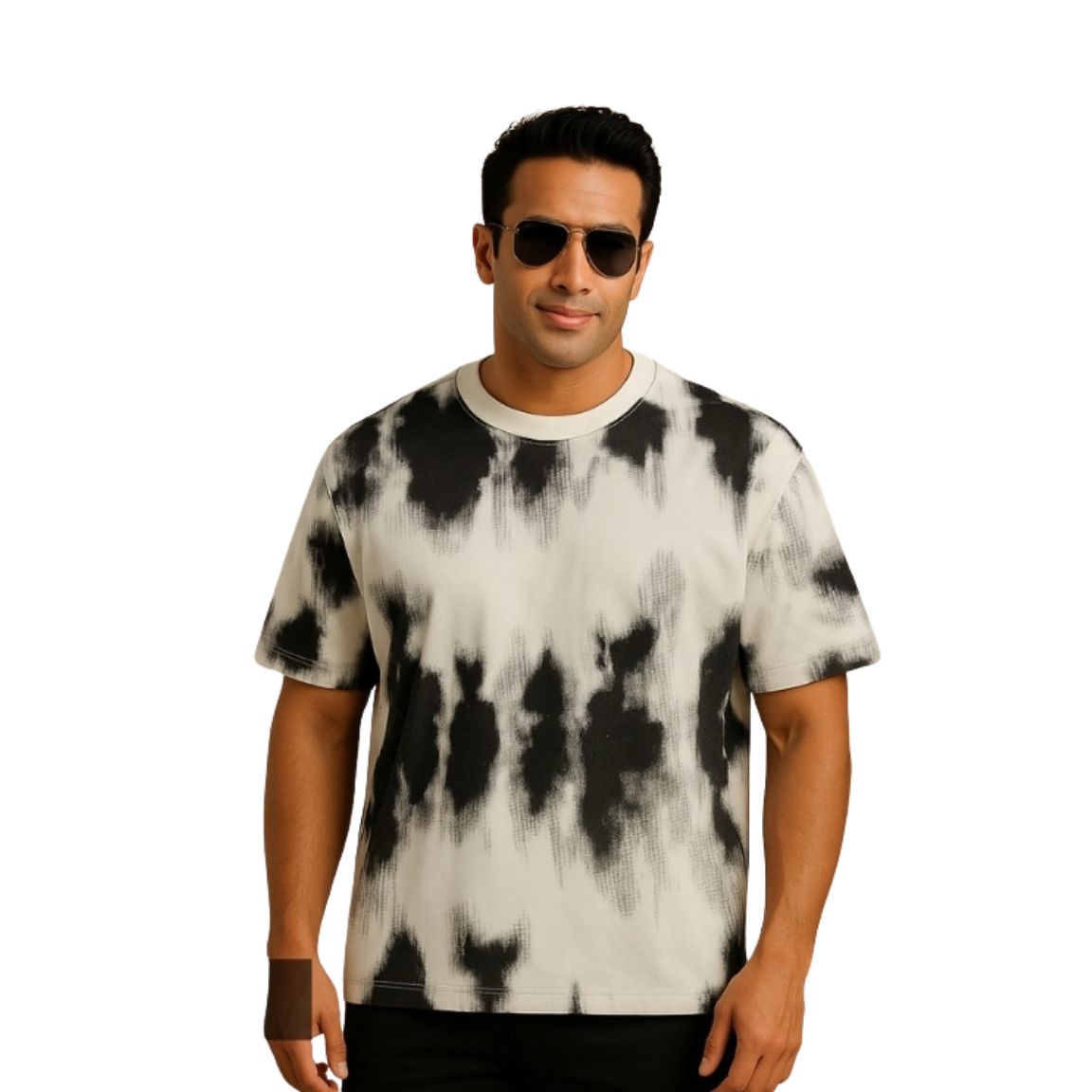 Green Premium 100% Cotton Round Neck T-Shirt For Men