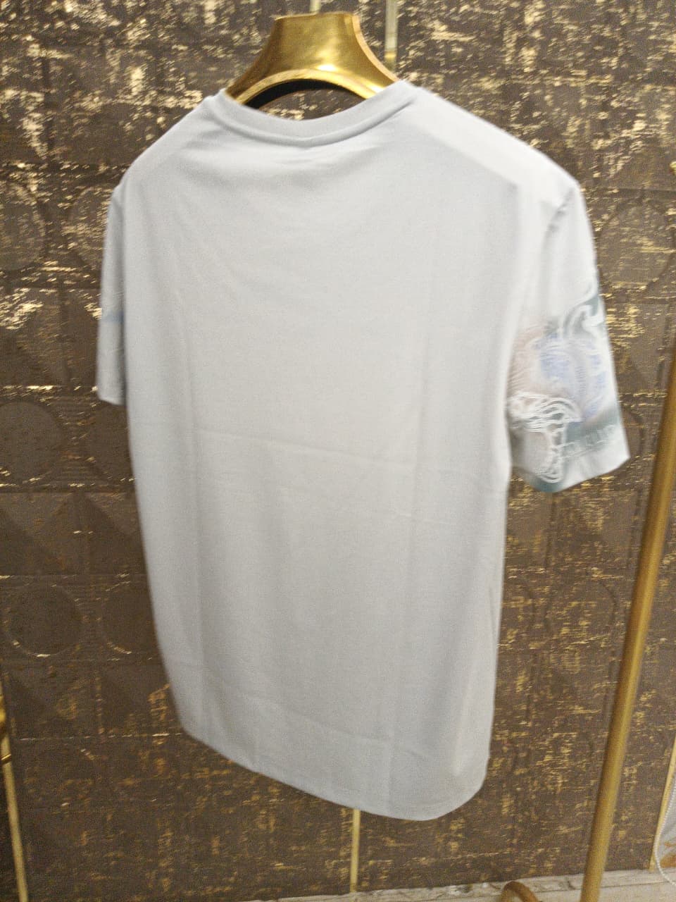Men’s Medusa PRINTED TEXTURE Watercolor Tie-Dye Graphic T-Shirt