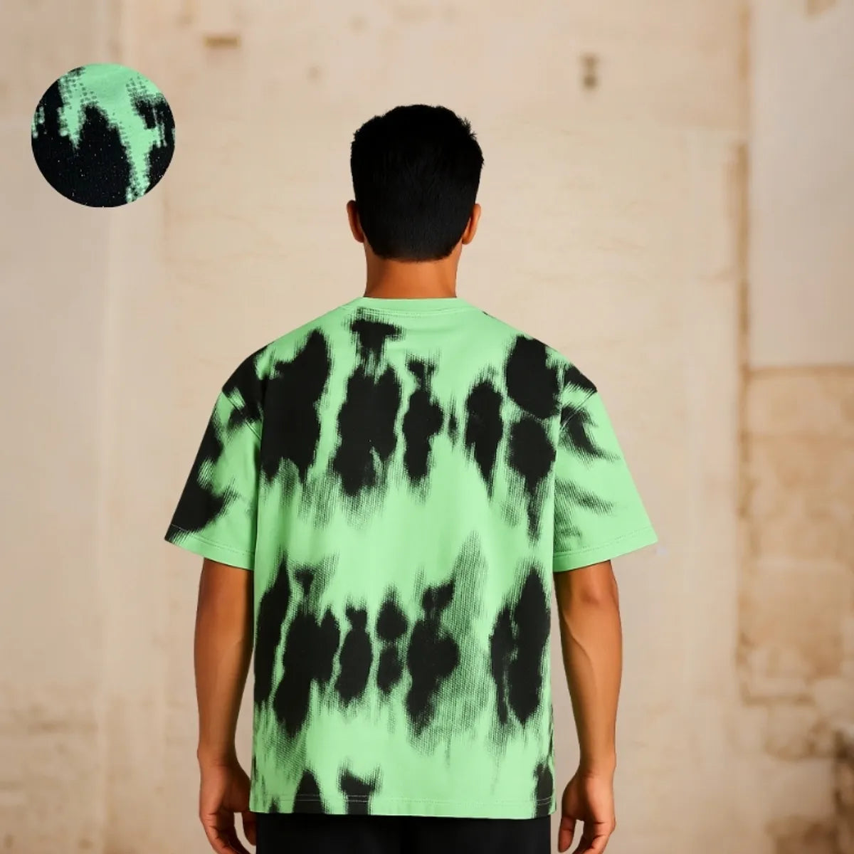 Green Premium 100% Cotton Round Neck T-Shirt For Men